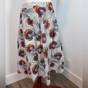 World Market 100% Cotton African Print Skirt